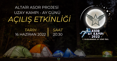UZAY KAMPI AÇILIŞ ETKİNLİĞİ