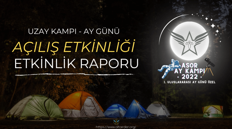 Uzay Kampı Açılış Etkinliği Etkinlik Raporu