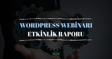 Wordpress Webinarı Etkinlik Raporu